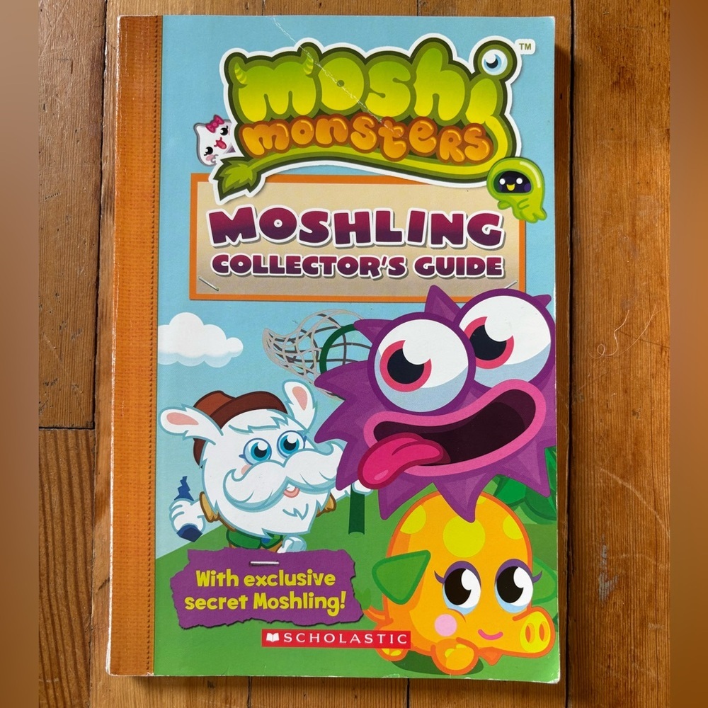 3/$20 Scholastic Moshi Monsters Moshling Guide paperback